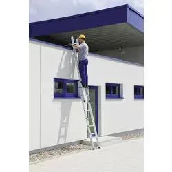 MUNK Günzburger Steigtechnik 20218 Aluminium Schiebeleiter Arbeitshöhe (max.): 10.3 m