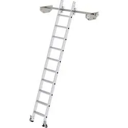 MUNK Günzburger Steigtechnik 44610 Aluminium Regalleiter Arbeitshöhe (max.): 3.59 m