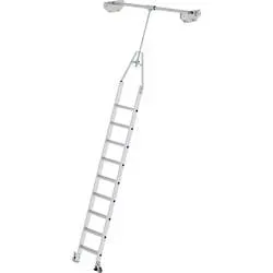 MUNK Günzburger Steigtechnik 44509 Aluminium Regalleiter Arbeitshöhe (max.): 4.14 m