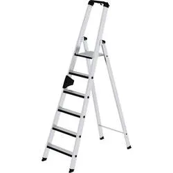 MUNK Günzburger Steigtechnik 42106 Aluminium Stufen-Stehleiter Arbeitshöhe (max.): 3.5 m