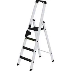MUNK Günzburger Steigtechnik 42704 Aluminium Stufen-Stehleiter Arbeitshöhe (max.): 3 m 7.3 kg