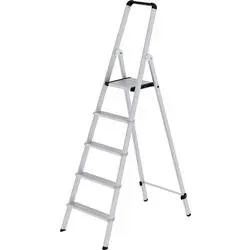 MUNK Günzburger Steigtechnik 11255 Aluminium Stufen-Stehleiter Arbeitshöhe (max.): 3.25 m 6.9 kg