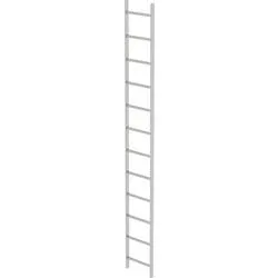 MUNK Günzburger Steigtechnik 63012 Edelstahl Schachtleiter Montage mit Werkzeug Arbeitshöhe (max.): 440 cm