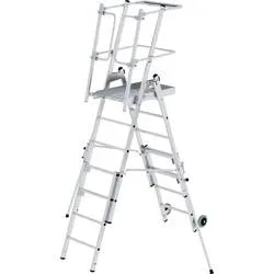 MUNK Günzburger Steigtechnik 52535 Aluminium Plattformleiter Montage mit Werkzeug Arbeitshöhe (max.): 760 cm