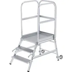 MUNK Günzburger Steigtechnik 56103 Aluminium Podesttreppe Montage mit Werkzeug Arbeitshöhe (max.): 2.7 m