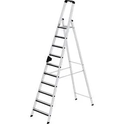 MUNK Günzburger Steigtechnik 42110 Aluminium Stufen-Stehleiter Arbeitshöhe (max.): 4.5 m