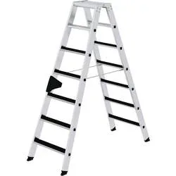 MUNK Günzburger Steigtechnik 41607 Aluminium Stufen-Stehleiter Arbeitshöhe (max.): 3.25 m