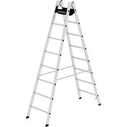 MUNK Günzburger Steigtechnik 33016 Aluminium Stufen-Stehleiter Arbeitshöhe (max.): 3.7 m