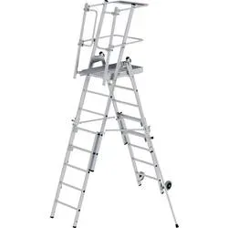 MUNK Günzburger Steigtechnik 52536 Aluminium Plattformleiter Montage mit Werkzeug Arbeitshöhe (max.): 760 cm