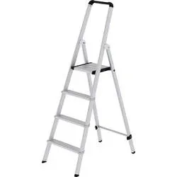 MUNK Günzburger Steigtechnik 11254 Aluminium Stufen-Stehleiter Arbeitshöhe (max.): 3 m 5.9 kg