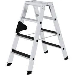 MUNK Günzburger Steigtechnik 41637 Aluminium Stufen-Stehleiter Arbeitshöhe (max.): 2.5 m 6.7 kg
