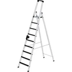 MUNK Günzburger Steigtechnik 41509 Aluminium Stufen-Stehleiter Arbeitshöhe (max.): 4.25 m