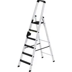 MUNK Günzburger Steigtechnik 42706 Aluminium Stufen-Stehleiter Arbeitshöhe (max.): 3.5 m 9.7 kg