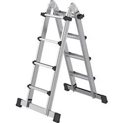 MUNK Günzburger Steigtechnik 32122 Aluminium Teleskopleiter Arbeitshöhe (max.): 5.3 m
