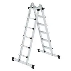 MUNK Günzburger Steigtechnik 32124 Aluminium Teleskopleiter Arbeitshöhe (max.): 7.5 m 21 kg