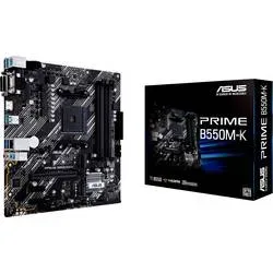 Asus PRIME B550M-K Mainboard Sockel (PC) AMD® AM4 Formfaktor (Details) Micro-ATX Mainboard-Chipsatz AMD® B550