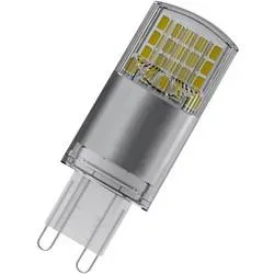 OSRAM HOMELIGHTING 4058075432420 LED EEK E (A - G) G9 Kolbenform 4.2 W = 40 W Kaltweiß (Ø x H) 18 mm x 49 mm 1 St.