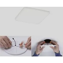 Paulmann 92397 EB Panel Veluna VariFit LED-Einbauleuchte LED LED fest eingebaut 8.50 W Satin