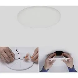 Paulmann 92391 EB Panel Veluna VariFit LED-Einbauleuchte LED LED fest eingebaut 10 W Satin