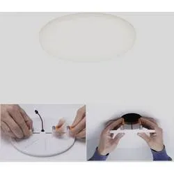 Paulmann 92388 EB Panel Veluna VariFit LED-Einbauleuchte LED 10 W Satin