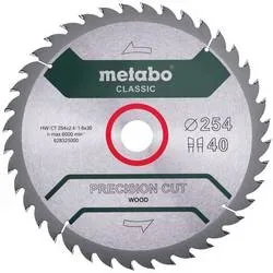 Metabo 628325000 Kreissägeblatt 254 x 30 x 1.6 mm Zähneanzahl: 40 1 St.