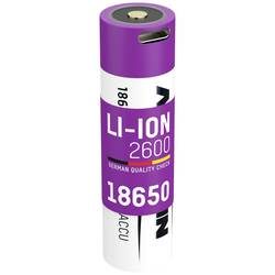 Ansmann 18650-2,6-Micro-USB Spezial-Akku 18650 Li-Ion 3.7 V 2600 mAh