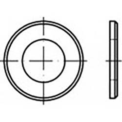 Unterlegscheiben 23 mm 39 mm Stahl 100 St. TOOLCRAFT TO-6853719
