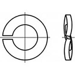 TOOLCRAFT TO-6854355 Federringe Innen-Durchmesser: 5 mm DIN 128 Federstahl verzinkt 100 St.