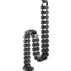 Digitus Kabel-Bündelschlauch 1300 mm ABS Kunststoff, Metall Schwarz flexibel (L x B x H) 1300 x 67 x 35 mm 1 St.