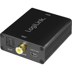 LogiLink Toslink / Cinch / Klinke Audio Adapter Schwarz