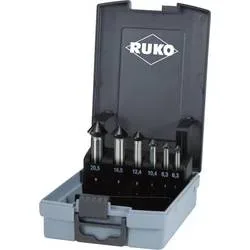 RUKO ULTIMATECUT 102790EPRO Kegelsenker-Set 6.3 mm, 8.3 mm, 10.4 mm, 12.4 mm, 16.5 mm, 20.5 mm HSS 1 Set