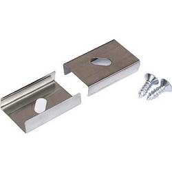 Brumberg 53010000 53010000 Befestigungs-Set Aluminium (L x B x H) 25 x 25 x 7 mm