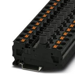 Phoenix Contact PT 6-DREHSI (5X20) 3025042 Sicherungsreihenklemme 0.5 mm² 10 mm² Schwarz 25 St.
