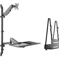 SINGLE SIT-STAND WORKSTATION WALL MOUNT SINGLE MONITOR  NMS NS ACCS