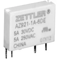 Zettler Electronics AZ921-1A-24DEF Printrelais 24 V/DC 5 1 Schließer 1 St.