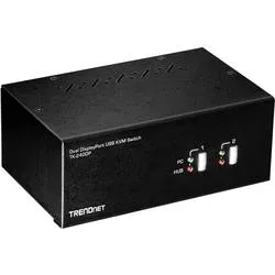 TRENDnet TK-240DP - KVM-/Audio-/USB-Switch - 2 x KVM/Audio/USB - 1 lokaler Benut