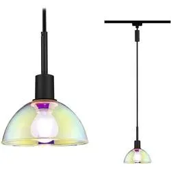 Paulmann Sarrasani Pendelleuchte URail E14 Schwarz (matt), Dichroic