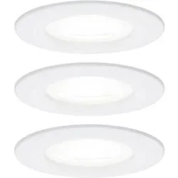 Paulmann 92980 LED-Einbauleuchte 3er Set LED GU10 19.5 W Weiß (matt)