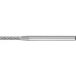 PFERD TOOLS 21200183 Frässtift Hartmetall Zylinder mit Stirnverzahnung Länge 40 mm Produktabmessung, Ø 2 mm