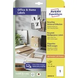 AVERY ZWECKFORM Etiketten 297x210mm LR3478-10 weiss, perm. 10 Blatt/1 Stk.