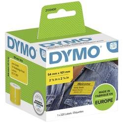 DYMO LW 2133400 Versandetiketten Original Permanent haftend Schwarz auf Gelb 54 mm (B) x 101 mm (L) 220 Etiketten