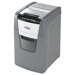 Rexel Optimum AutoFeed+ 150X Aktenvernichter 150 Blatt Mikroschnitt 4 x 28 mm P-4 44 l Vernichtet auch Büroklammern,
