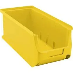 Allit 456292 Sichtlagerkasten stapelbar (L x B x H) 320 x 125 x 150 mm Gelb 1 St.
