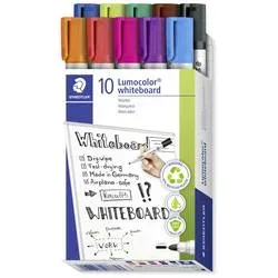 STAEDTLER Whiteboard Marker Rundspitze Farbig assortiert 10 Stück