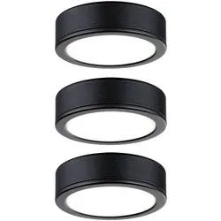 Paulmann LED-Schrankleuchte LED LED fest eingebaut 9 W Warmweiß Schwarz