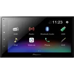 Pioneer DMH-A340DAB Doppel-DIN Autoradio Anschluss für Lenkradfernbedienung, Anschluss für Rückfahrkamera,