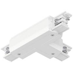 Paulmann 91378 ProRail3 T-Connect Erde Hochvolt-Schienensystem-Komponente T-Verbinder ProRail3 Weiß