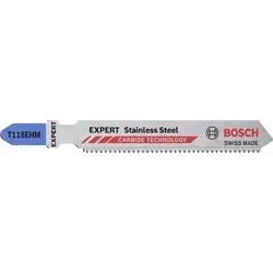 Bosch Accessories 2608900562 EXPERT ?Stainless Steel? T 118 EHM Stichsägeblatt, 3 Stück 3 St.