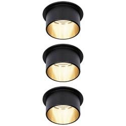 Paulmann 93379 Gil LED-Einbauleuchte LED LED fest eingebaut 18 W Schwarz (matt), Gold