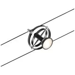Paulmann Niedervolt-Schienensystem-Set GU5.3 Schwarz (matt), Chrom